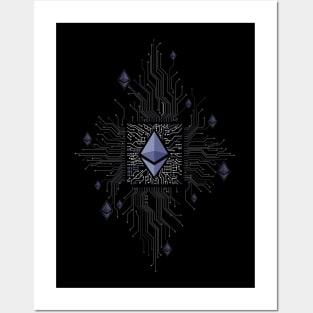 Ethereum circuit Posters and Art